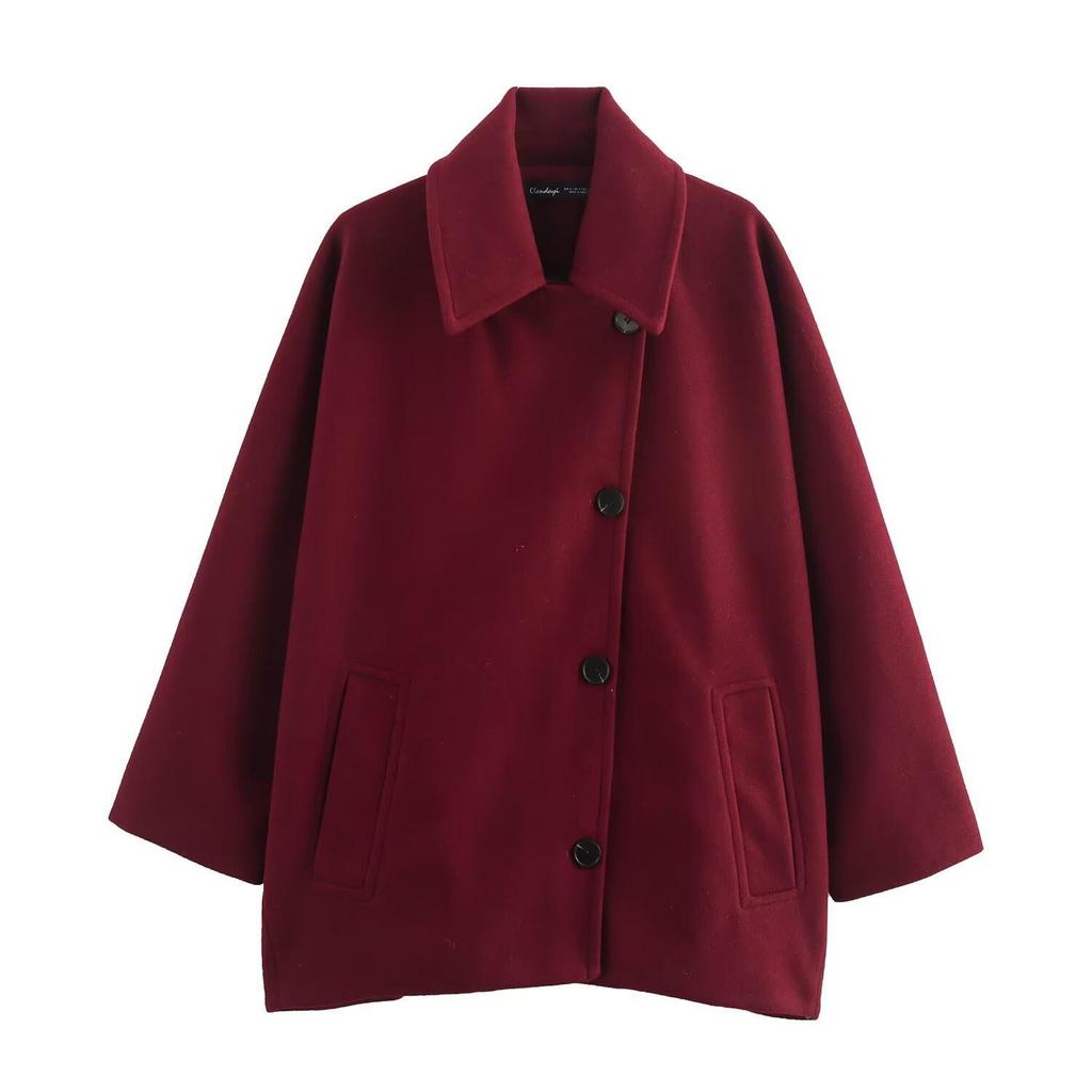 2026 Women's European & American Winter Lapel Long-Sleeve Fluffy Coat - Comfortable, Loose Fit