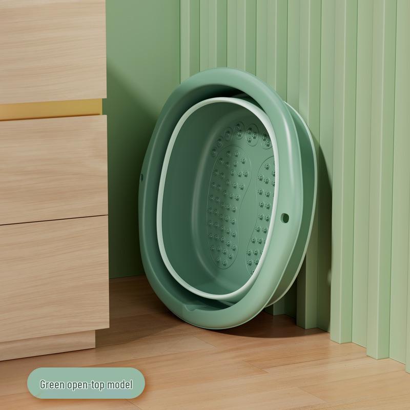 Compact Foldable Foot Bath with Massage & Calf Fumigation Basin