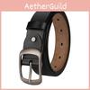 Leather Mens Dress Belt With Pin Closure And Classic Style For Formal Or Casual Outfits