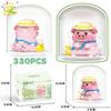 HUIQIBAO Mini Süßes Schwein Mikro Bausteine 3D Diamant Modell Tiere Steine DIY Stadt Bau Spielzeug für Kinder Kinder Geschenk