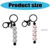 Baseball Volleyball Beaded Keychain Sport Themed Keychain Key Holder Keyring Accessory for Bag Charm Keychain Decoration