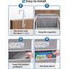5-Shelf Hanging Storage Organizer - Behind Door, Anti-Tilt, 5 Large Capacity Pockets, Suitable for Bedroom, Bathroom