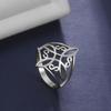 Wiccan Cross Celtics Knot Women Rings Witchcraft Good Luck Protection Amulet