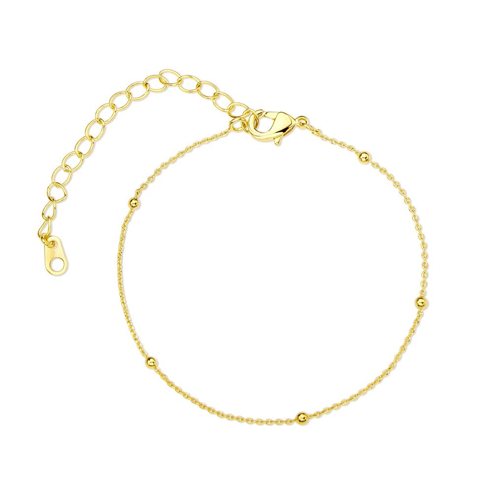 Foxi Italian High Quality S925 Silver Minimalist Fine Jewelry Price Beads 925 Silver Fashion Jewelry Fine Bracelets