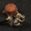 2Pcs Handcrafted Brass Squirrel Incenses Stick Burners Keychain Charm For Desk Decors And Fragrances Diffusions