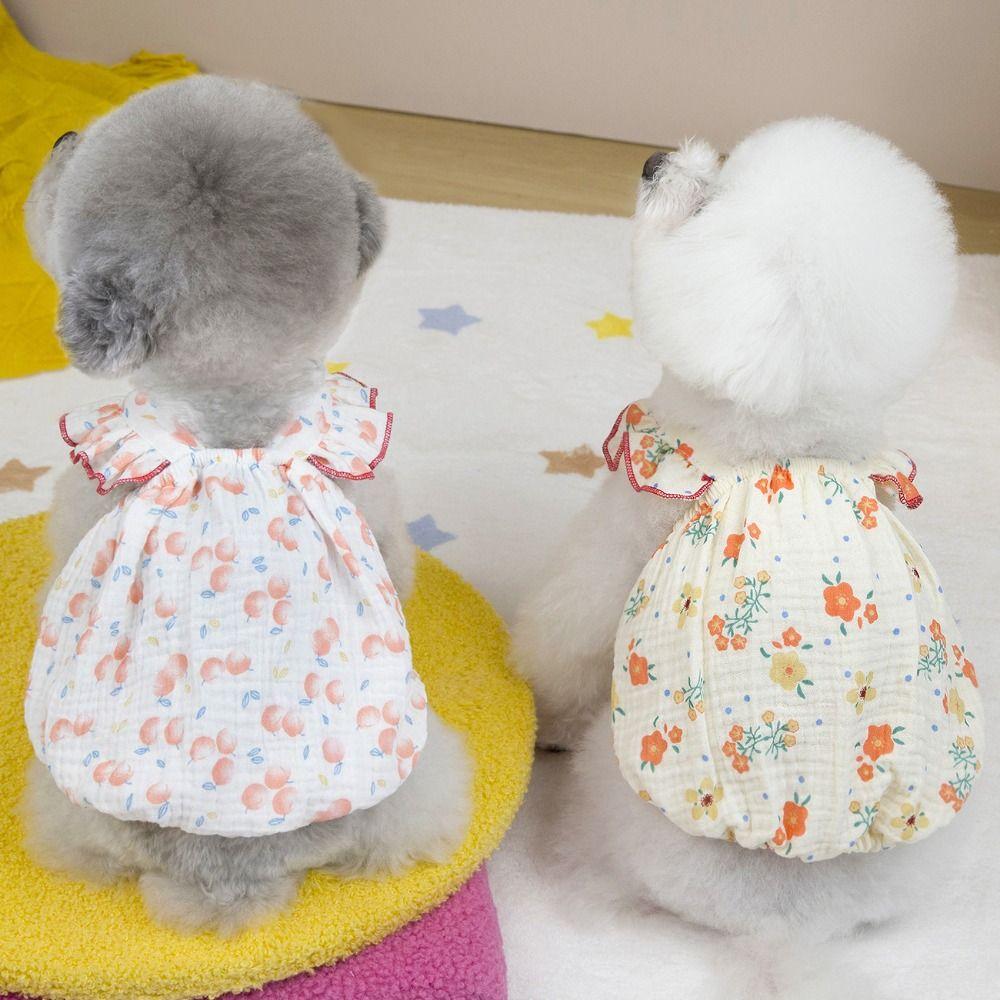 Breathable Puppy Skirt Skin-friendly Pet Dress Chihuahua Dog Summer Dress  Spring/Summer