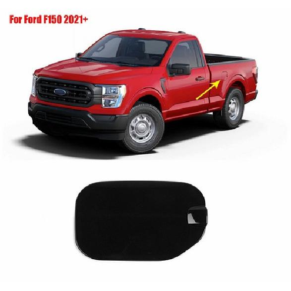Car Fuel Filler Door Gas Tank Cap Cover Accessories For Ford F150 -22 Black
