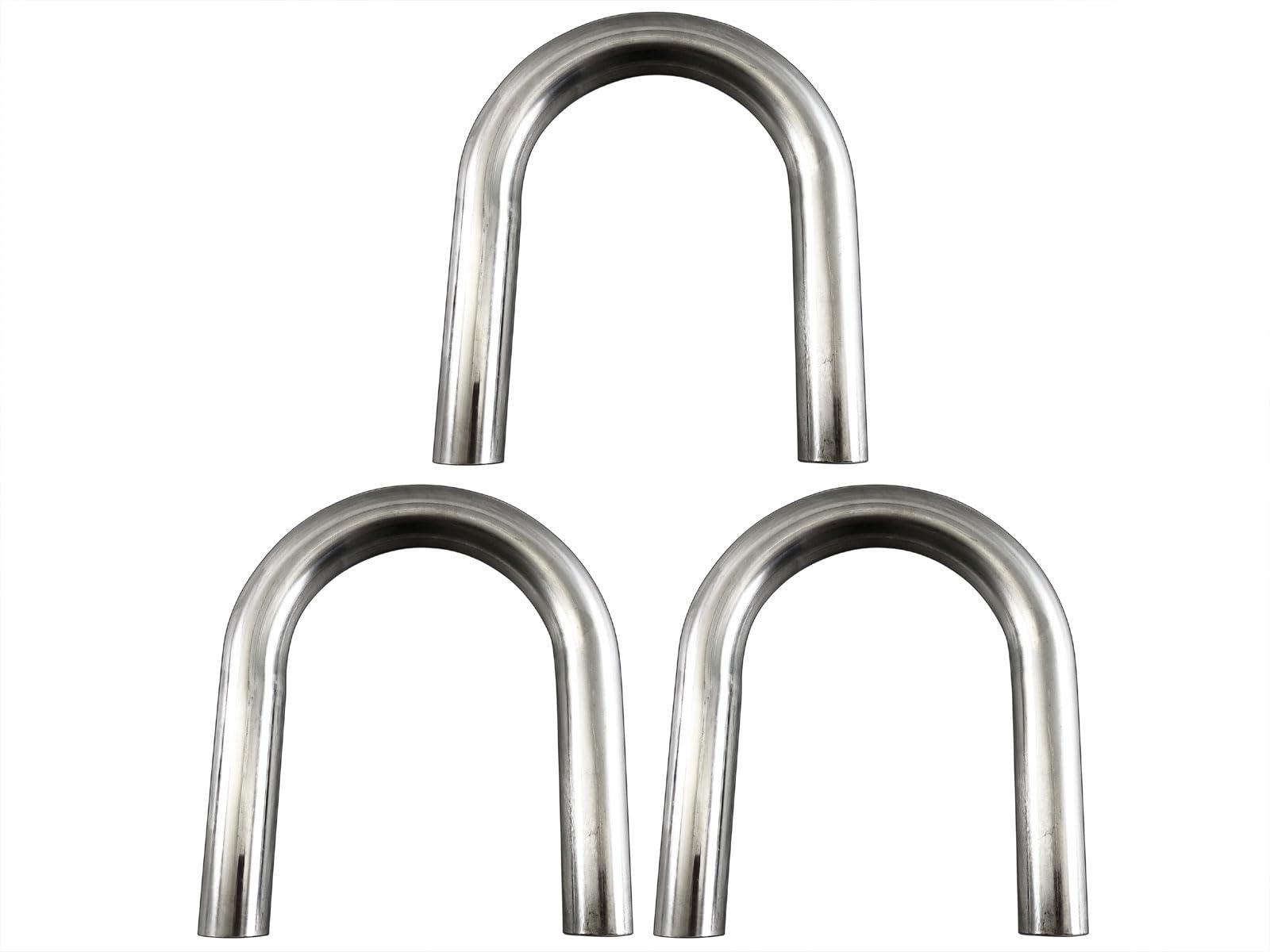 

BRIGHTZ Stainless Steel Bent Set 38mm 38 180° Pipe, 1.2mm Thick, 3-Piece [CUR-PIPE-039-3PC] Diameter, 38, 180°