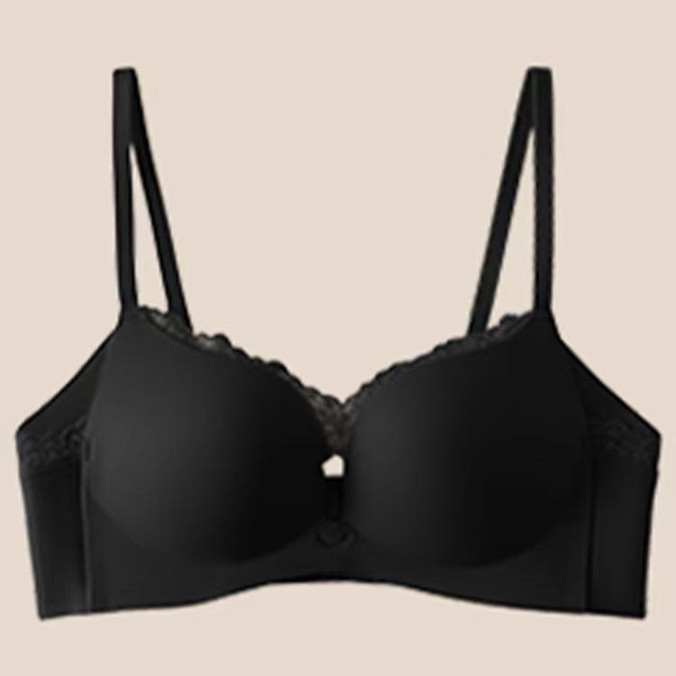 Deep V Lacey Lingerie, Gathers To Enhance the Bust, Provides a Smooth and Seamless Sexy Bra.