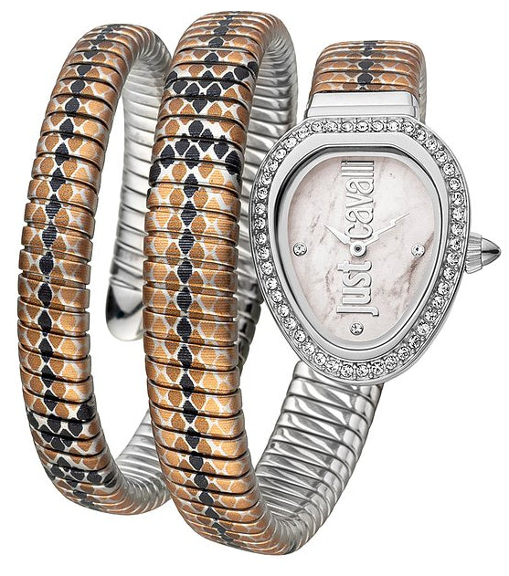 Just Cavalli Glam Snake Multi-Color Stainless