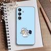 J-Cute Shark Phone Case For Samsung Galaxy A73,21,22,32,71,53,52,51,80,5G Soft Black Cover