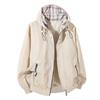 Spring New Men's Hooded Jacket British Teenagers Joker Loose Coat Plus Size Men's Wear