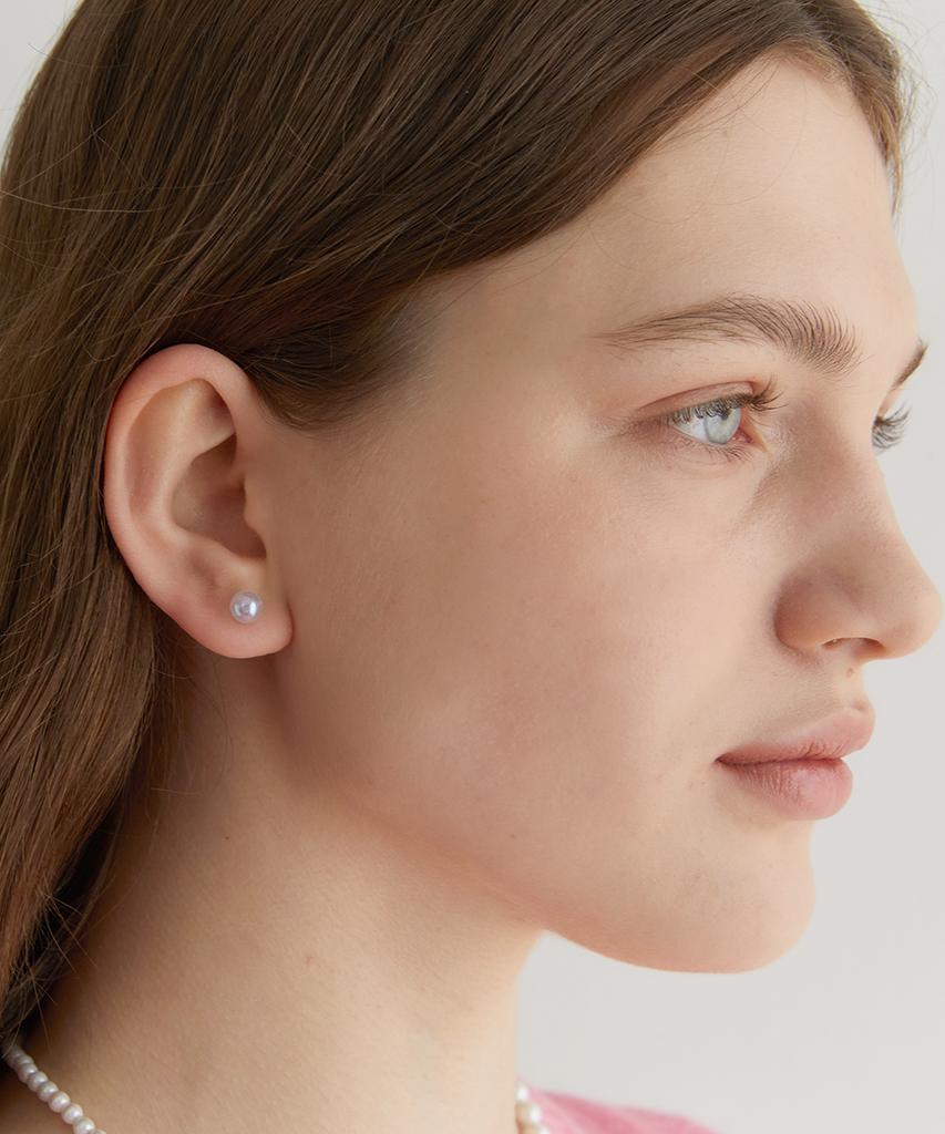 Halden Simple Aurora Earrings (E003_6Mm)