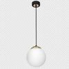 Lampa Wisząca Sparta 1 E27 Czarny  Milagro Mlp6495