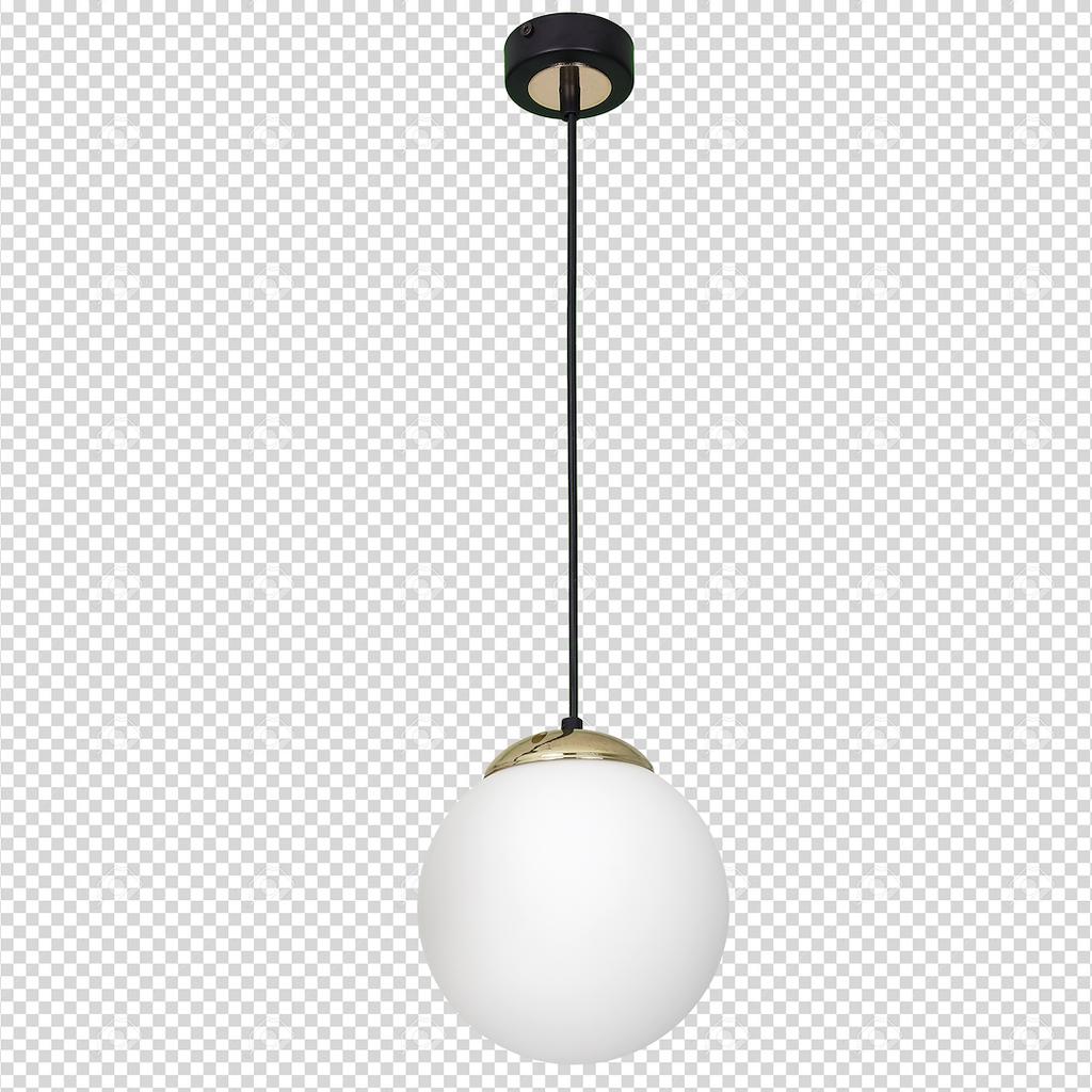 Lampa Wisząca Sparta 1 E27 Czarny Milagro Mlp6495