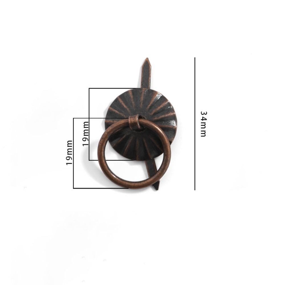 Haplopore Vintage Zinc Zinc Alloy Door Handles Iron Door Knobs Retro Black  Tea Set