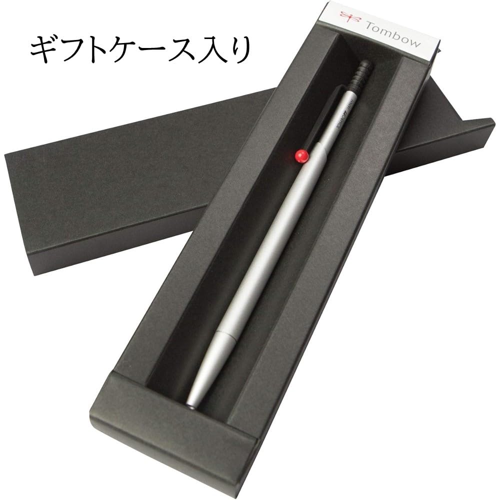 Tombow ZOOM 727 Ballpoint Oil-Based Pen, 0.7mm, Silver, BC-SAZ04