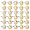 30pcs T-Shape Structure Rotary Tool Brushes 3mm Shank Brass Wire Brush Set  Polishing Tools