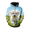 Kawaii Dog Animal 3D Print Hoodies Men Women Hooded Sweatshirts Harajuku Pullover Fashion Street Tracksuit Man Coat Clothing