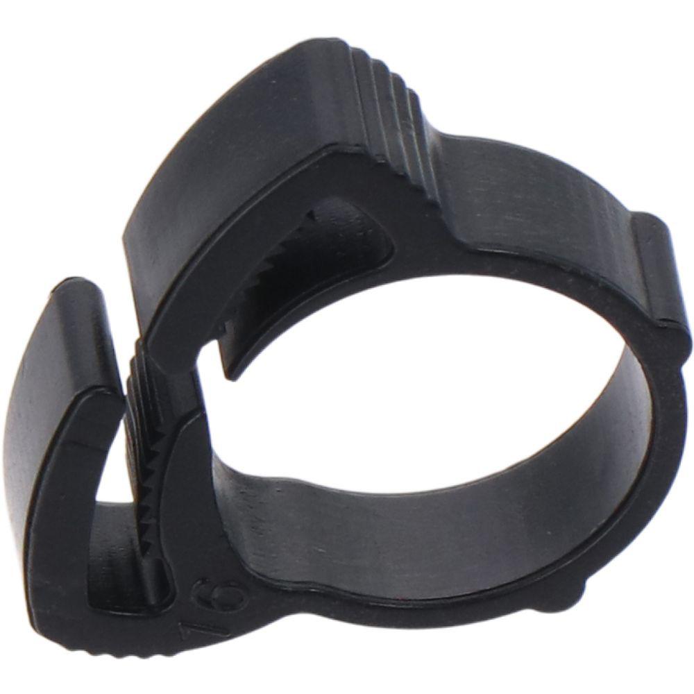 10 Pack Nylon Heavy Duty Double Gripping Black Snap Grip Nylon Plastic Hose Clamps  Tubing/Hose