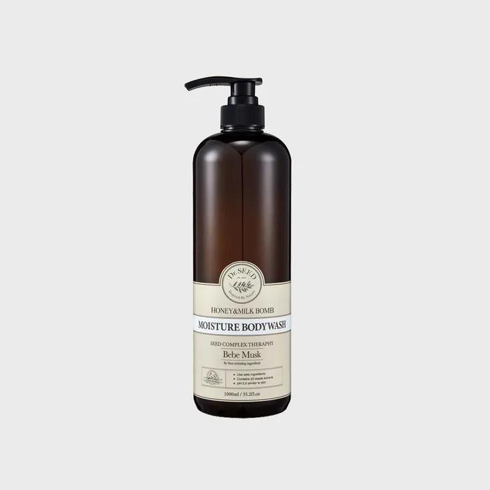 [Mildly Acidic, Non-irritating Test completed]_Honey & Milk Balm Moisture Body Wash 1000ml