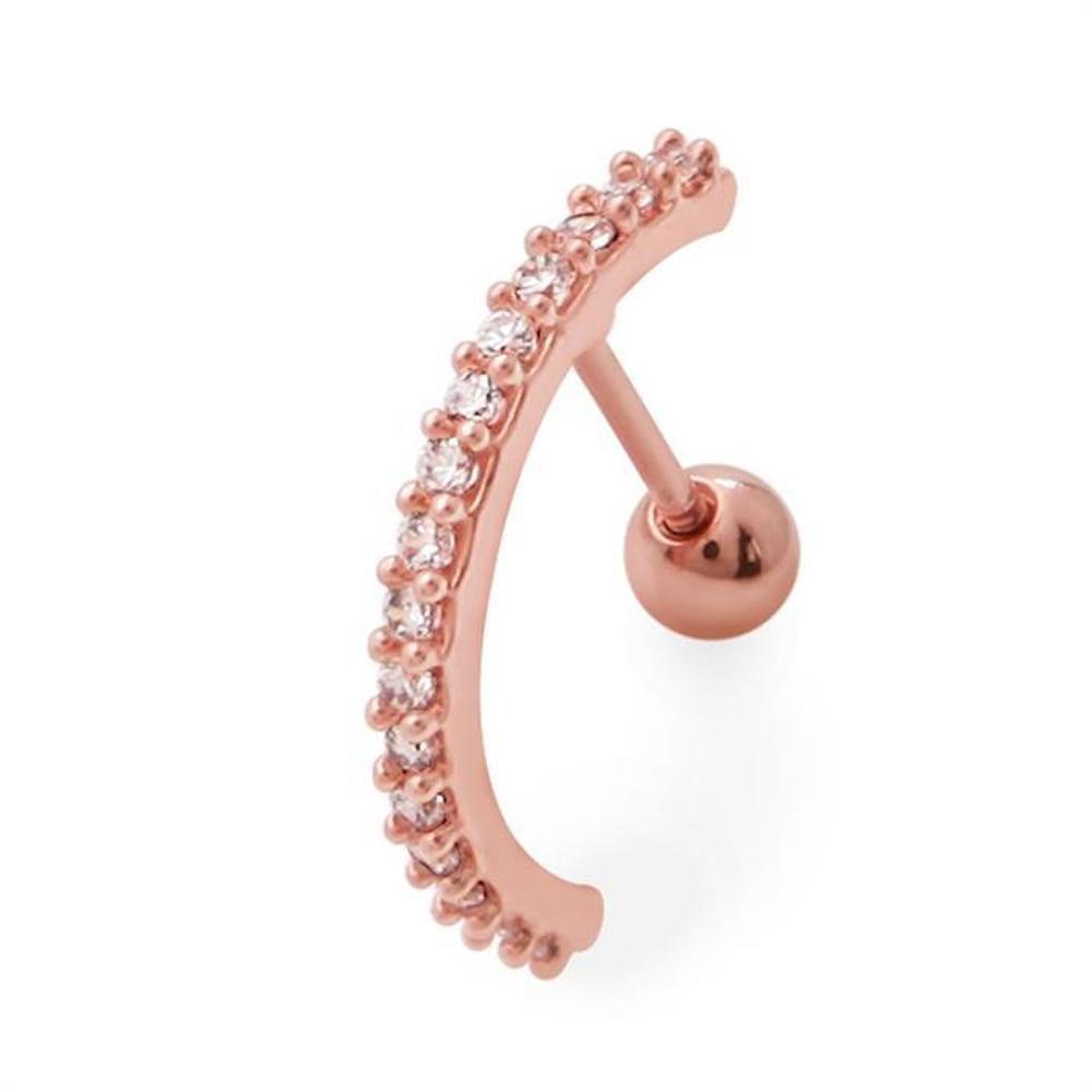 [Onm] Onm 14K Lovely Half Ring Piercing Gold-Pin One Side Rs469 (S9593950)