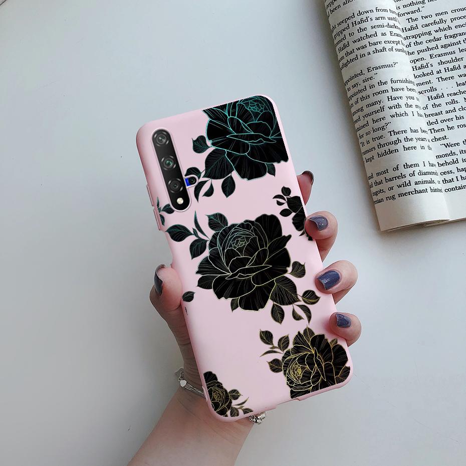 For Honor 20 Case For Honor 20 Pro YAL-AL10 Cover Cute Cat Cartoon Painted Phone Case For Honor20 20Pro YAL-L21 Soft Bumper Capa