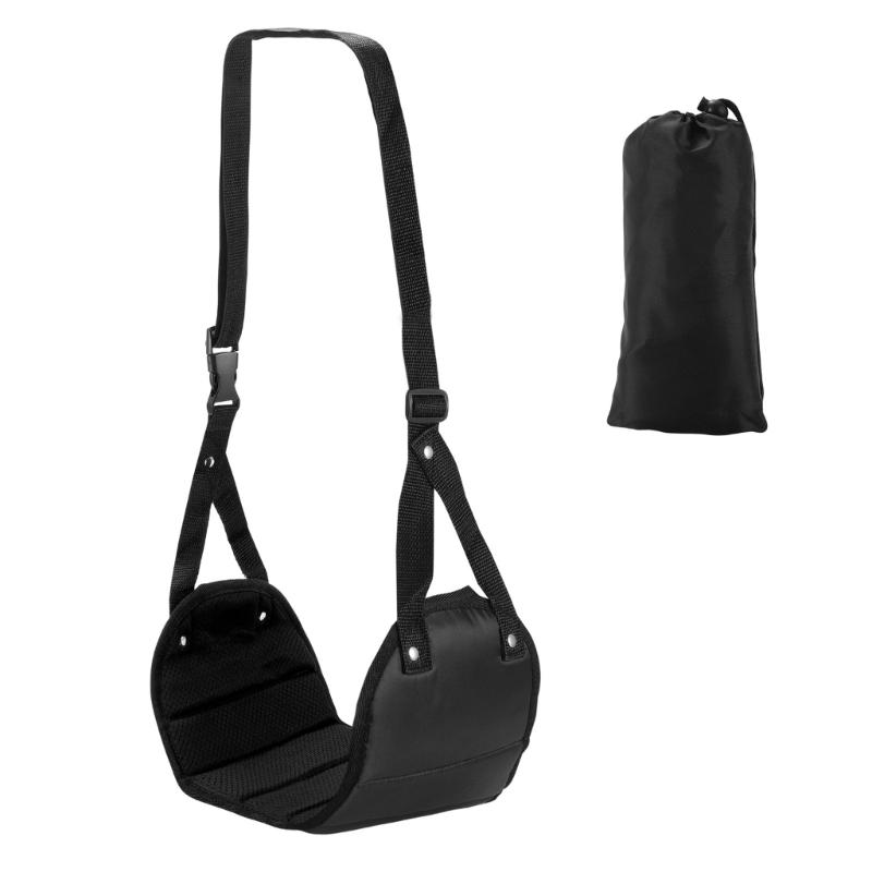 

Portable Plane Footrest Adjustable Leg Rest Plane Carry On Foot Rest Provides Relaxation and Comfort for Long Flight чорний