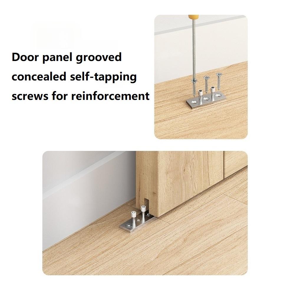 

Stainless Steel Pendulum Stopper Floor Guide with Ground Rail for Barn Doors Used in Loft and Industrial Spaces China Mainland
