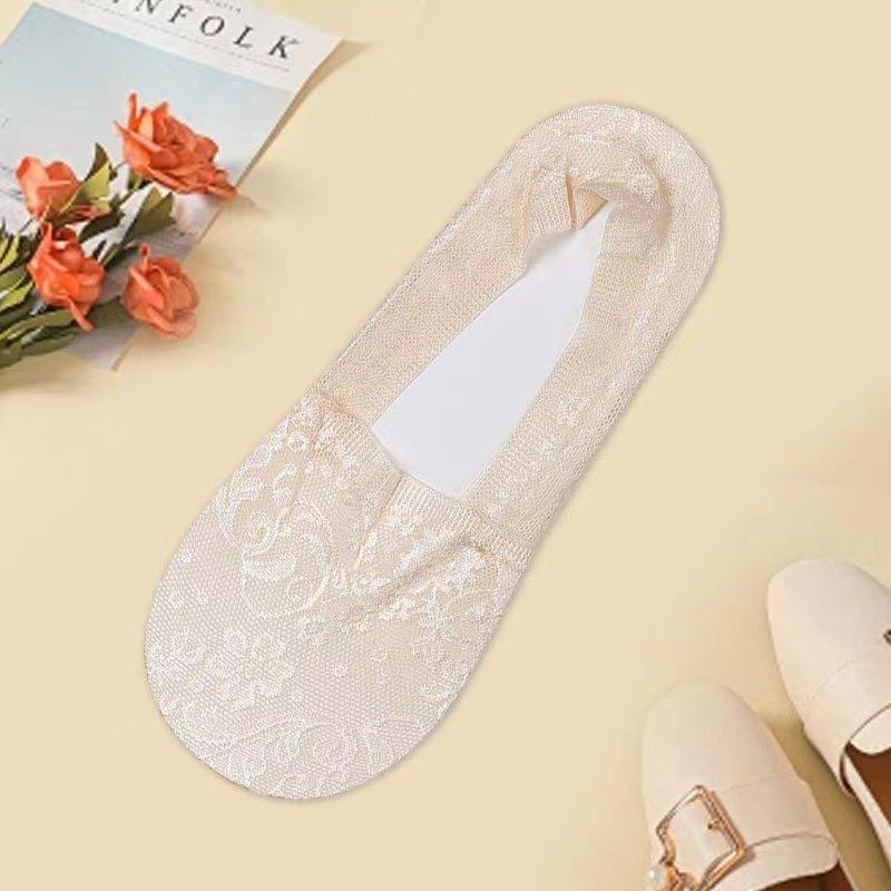 Summer Lace Flower Short Sock Invisible Low Cut Women Sock