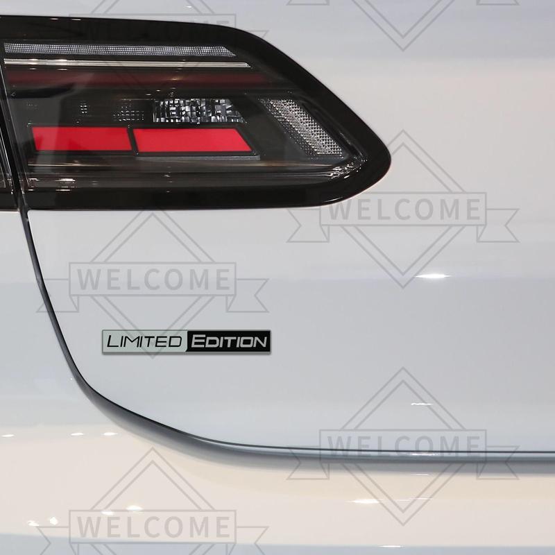 3D Car Stickers Limited Edition Grille Emblem Auto Body Badge Trunk Decal For Toyota Fiat Honda Skoda Peugeot Nissan Accessories
