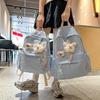 Schoolbag Korean ins Mori small fresh and sweet wind girl plaid small backpack high value travel shopping small backpack