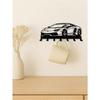Wall Key Holder Mail Organizer 5 Hooks Modern Minimalist Space Saving Wall Mounted Home Office Entryway Storage Gift
