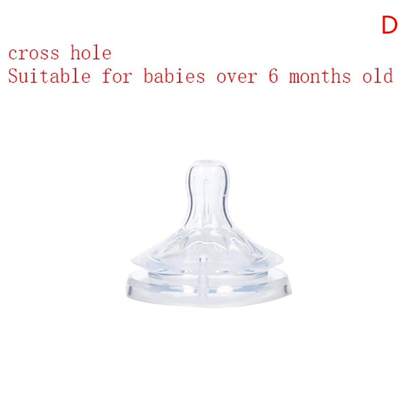 

Широкое горлышко S/M/соска с перекрестным отверстием, соска для бутылочки, безопасный силиконовый материал, мягкая текстура, подходит для младенцев