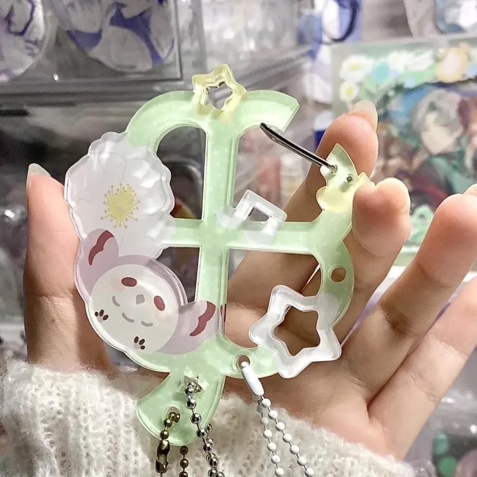 

Милые мультяшные брелоки Акриловый карабин Шармы для сумки Подвеска Подвеска для рюкзака Украшение для сумки