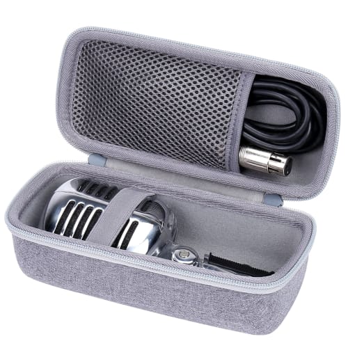 Aenllosi Storage Case Compatible with Shure Super 55/55SH Series II Dynamic Microphones (Case Only)