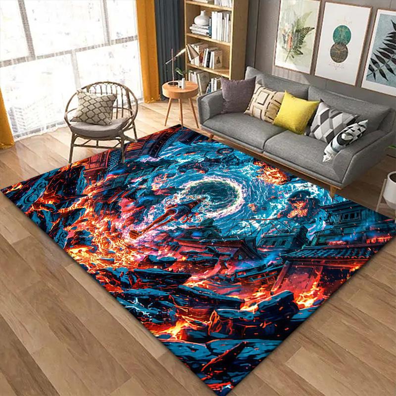One Piece GameMat Carpet Rug for Living Room Bedroom Home Sofa Decoration,Kids play Non-slip Floor Mat