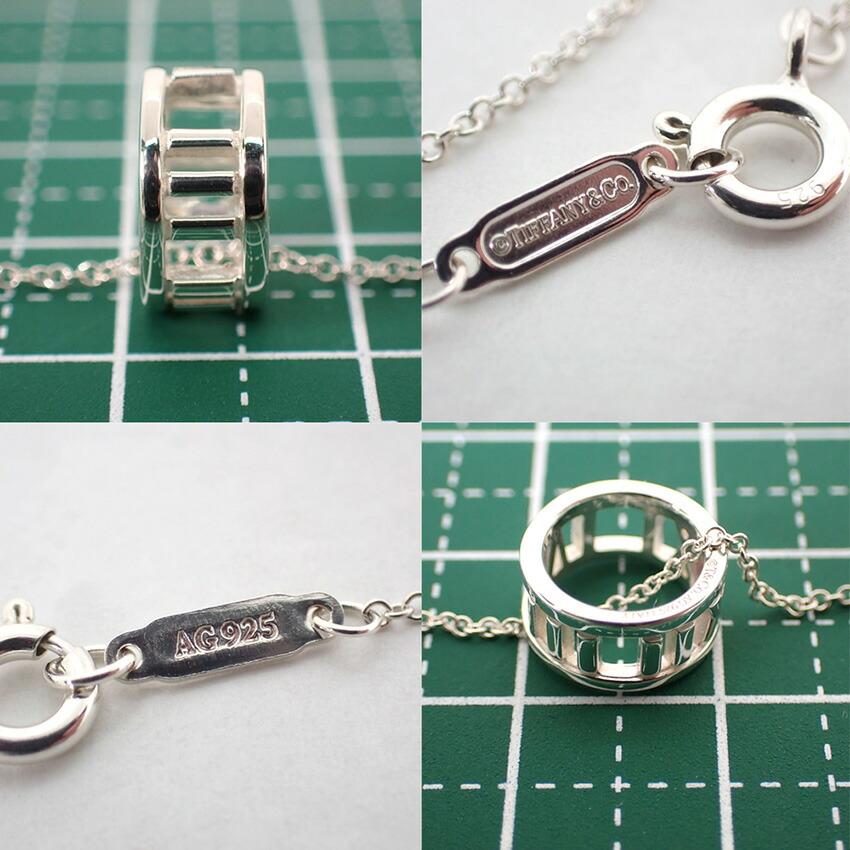 [Used] TIFFANY 925 Open Atlas Pendant/Necklace/j14-4