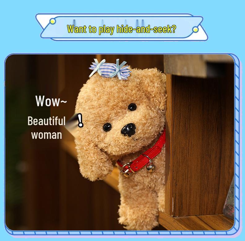 Teddy Dog Plush Toy: Children's Soothing Doll & Activity Gift