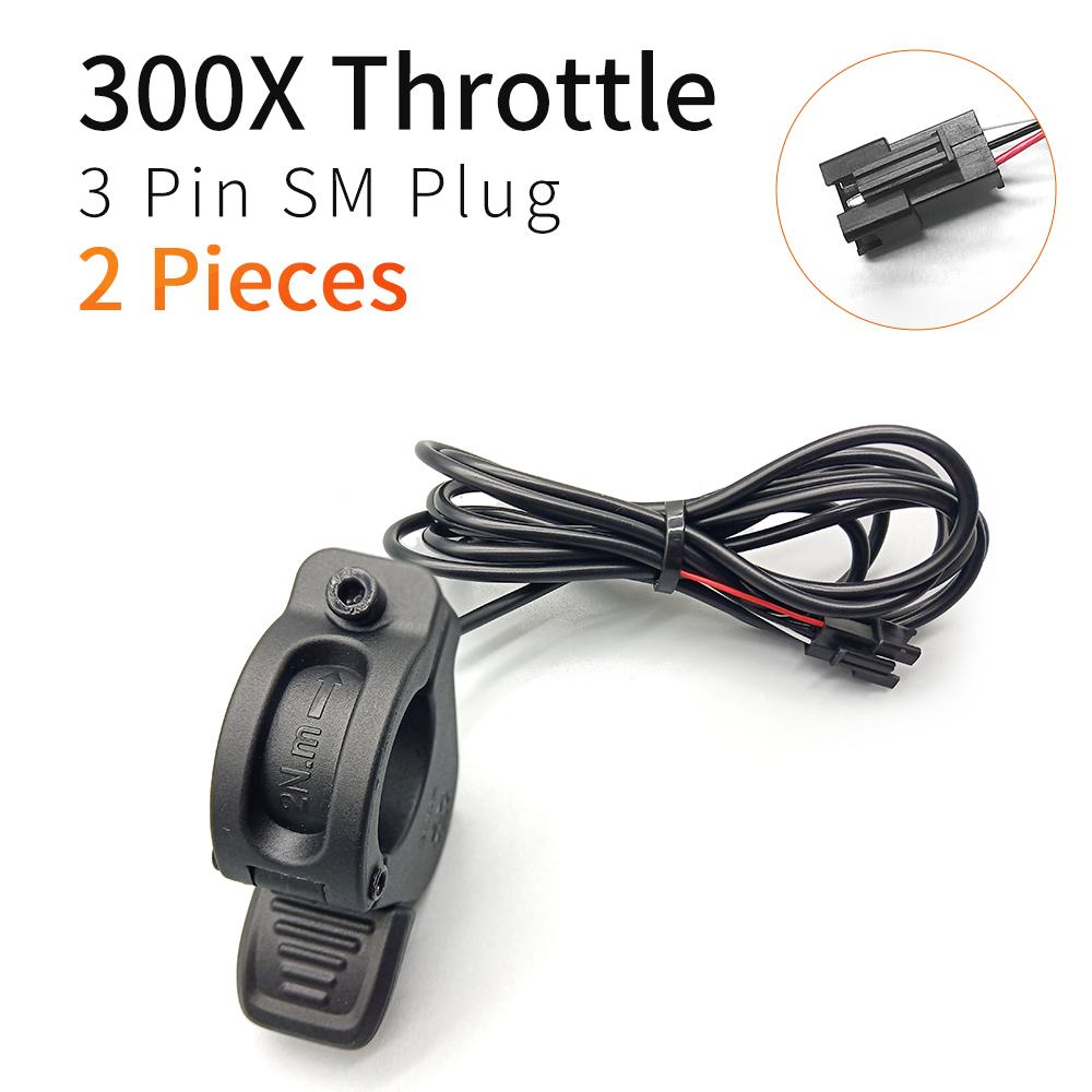 Ebike Thumb Throttle WUXING 300X Right/Left Hand Throttle for 24V 36V 48V 72V Electric Bicycle Accelerator Throttles 2