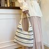 Large-capacity Commuter Woven Bag Women's Summer New Hollow Knitted Bag Slack Shoulder Beach Bag