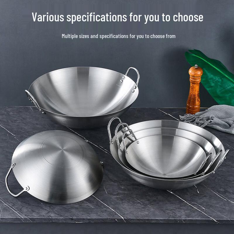 YiPan 80cm Extra großer Edelstahl-Wok