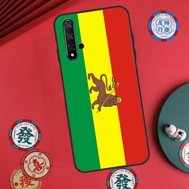 Ethiopia Flag For Huawei Nova 11 Pro 9 10 SE Y70 Y60 Y90 Y61 Y91 Y73 Y72 12s 12i 11i 8i P30 P40 Lite Case