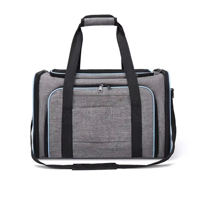 1PCS Transport Bag Carriers Backpack Portable Breathable Foldable Shoulder Bag Cat Dog Carrier Bags Outgoing Travel Pets Handbag