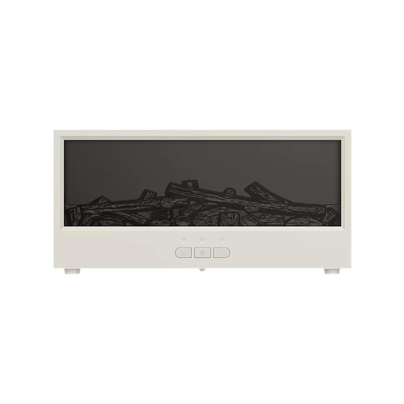 Kreativer Kamin-Luftbefeuchter, wasserloser, automatisch abschaltender Aroma-Diffusor für ätherische Öle mit LED-Licht und Fernbedienung als Geschenk für zu Hause
