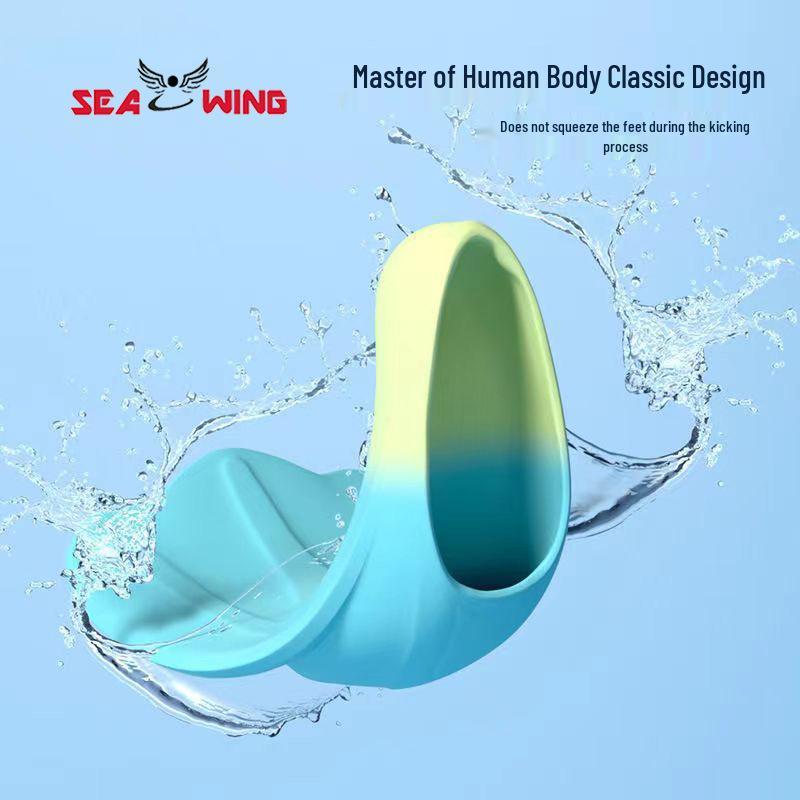 Professional Silicone Rubber Short Fins for Freestyle Swimming and Snorkeling - Suitable for Children and Adults