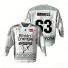 K ö lner Haier MacLeod # 89 Russell 2026 DEL Eltern-Kind Deutsches Eishockey Trikot 3D-Druck Rundhals Langarm