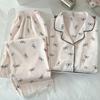 Light Luxury Women'S Pajamas Summer Bow Short-Sleeved Thin Loose Loungewear Set