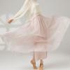 Skirt Pant Women Classical Dance Wide Leg Trouser Flowing Loose Double Layers Modern Stage Performance Costumes Fairy Dancewear