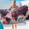 Slayer Heavy Metal Band Music Bath Towel Microfiber Soft Water Absorbing Breathable For Girl Kids Decorative Cartoon